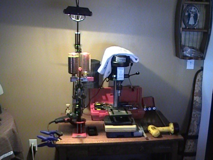 dvc002031 For the best roll crimps I can achive I find that a drill- press is great. I purchased this one new for less than a hundred dollars.